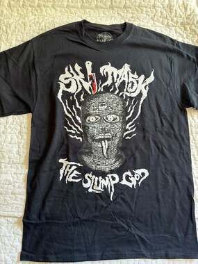 Ski Mask The Slump God Grey Day Tour 2023 T-Shirt Size Medium